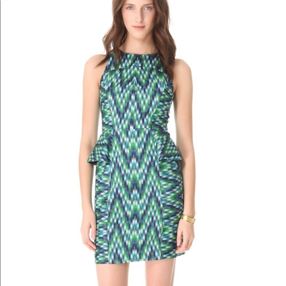 Milly of New York Thea Peplum Waist Sheath Dress